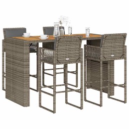 5-tlg. Gartenbar-Set mit...