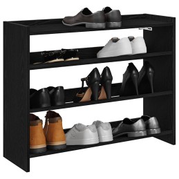 Schuhregal Schwarz 80x25x62...