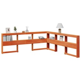 Kopfteil mit Bücherregal...