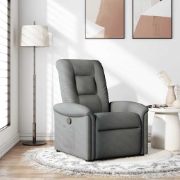 Relaxsessel Dunkelgrau Stoff