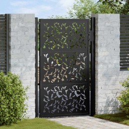 Gartentor Schwarz 105x155...