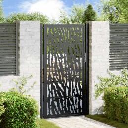 Gartentor Schwarz 105x180...