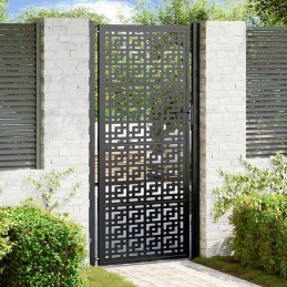 Gartentor Schwarz 105x205...