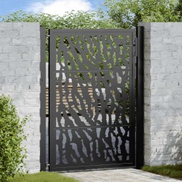 Gartentor Schwarz 105x130...