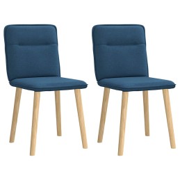 Esszimmerstühle 2 Stk. Blau...