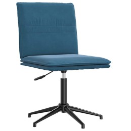 Esszimmerstuhl Blau Samt