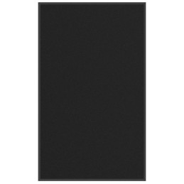 Fußmatte Schwarz 90x150 cm