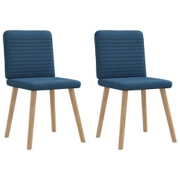 Esszimmerstühle 2 Stk. Blau...