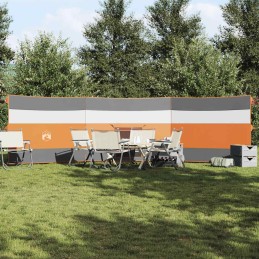 Camping-Windschutz Grau und...