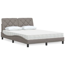 Bett mit Matratze Taupe...