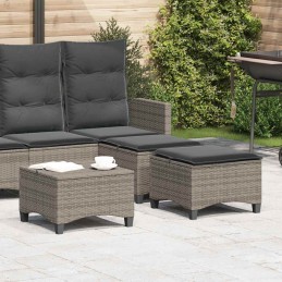 Gartenhocker mit Kissen 2...