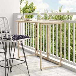 Gartentisch Klappbar Beige...