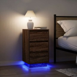 Nachttisch mit LED-Leuchten...