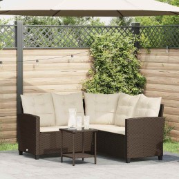 Gartensofa in L-Form mit...
