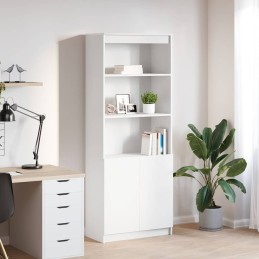 Highboard Weiß 70x35x180 cm...