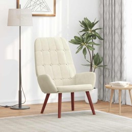 Relaxsessel Cremeweiß Samt