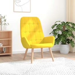 Relaxsessel Hellgelber Stoff