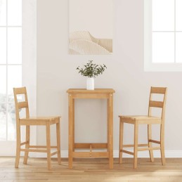 Barhocker 2 Stk. Natur...