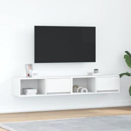 TV-Schränke 2 Stk. Weiß...