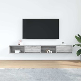TV-Schränke 2 Stk. Grau...