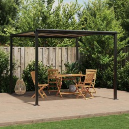 Gartenpavillon Anthrazit...