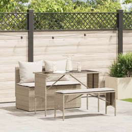3-tlg. Garten-Essgruppe mit...