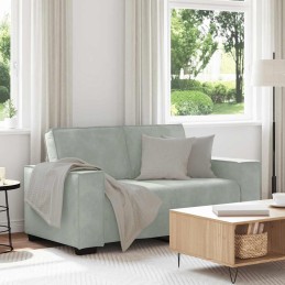 2-Sitzer-Sofa Hellgrau 120...