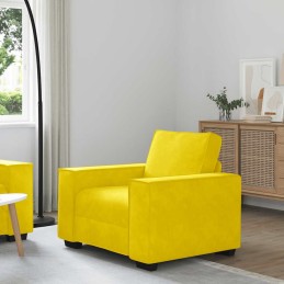 Sessel Gelb 60 cm Samt