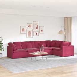 Modulares Sofa mit Kissen...