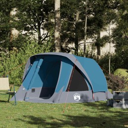 Campingzelt 4 Personen Blau...