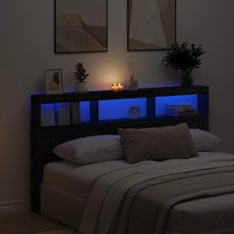 LED-Kopfteil mit Ablagen...