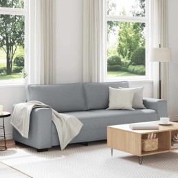 3-Sitzer-Sofa Hellgrau 180...