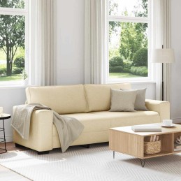 3-Sitzer-Sofa Creme 180 cm...
