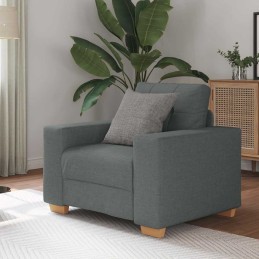 Sessel Dunkelgrau 60 cm Stoff