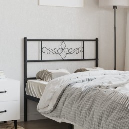 Kopfteil Metall Schwarz 90 cm