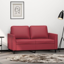 2-Sitzer-Sofa Weinrot 120...