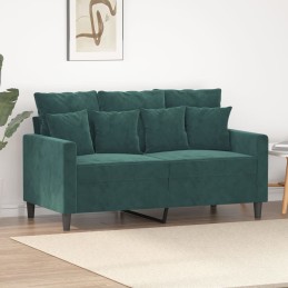 2-Sitzer-Sofa Dunkelgrün...