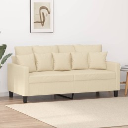 2-Sitzer-Sofa Creme 140 cm...