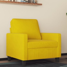 Sessel Gelb 60 cm Samt