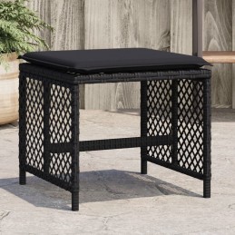 Gartenhocker mit Kissen 4...