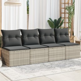 Gartensofa mit Kissen...
