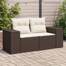 Gartensofa mit Kissen...