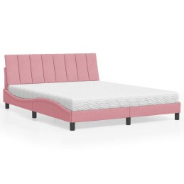 Bett mit Matratze Rosa...
