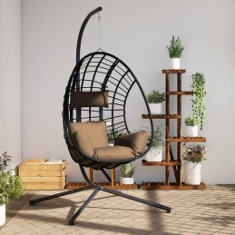 Hängesessel Ei-Design mit...
