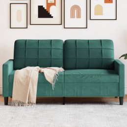 2-Sitzer-Sofa Dunkelgrün...