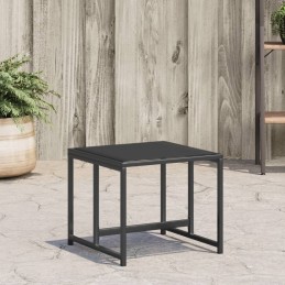 Gartenhocker 4 Stk. Schwarz...