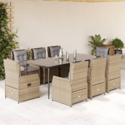 9-tlg. Garten-Essgruppe mit...
