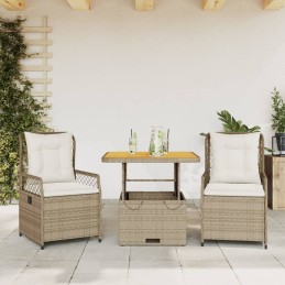 3-tlg. Garten-Essgruppe mit...
