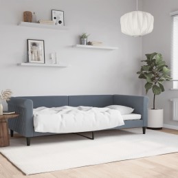 Tagesbett Dunkelgrau 90x200...