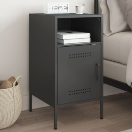 Nachttisch Schwarz 36x39x68...